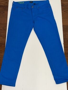 J. Crew toothpick ankle jeans size 29 colour blue